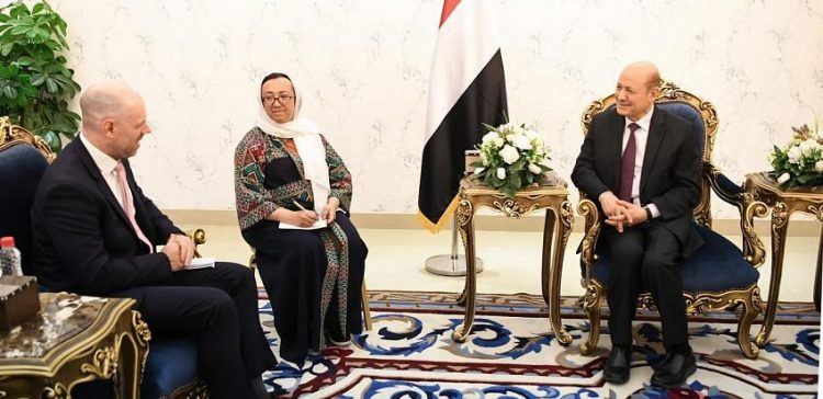 President al-Alimi confirms significance of UK support to Yemen’s economy